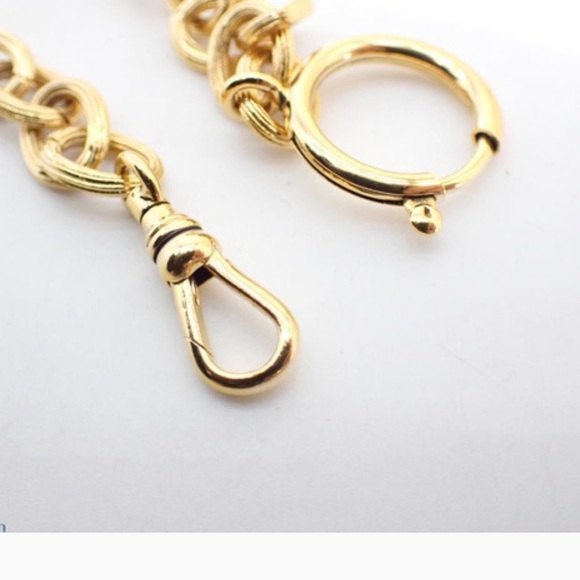 Chanel Vintage 24k Yellow Gold Plated Chanel Coin Necklace - Picture 14 of 15